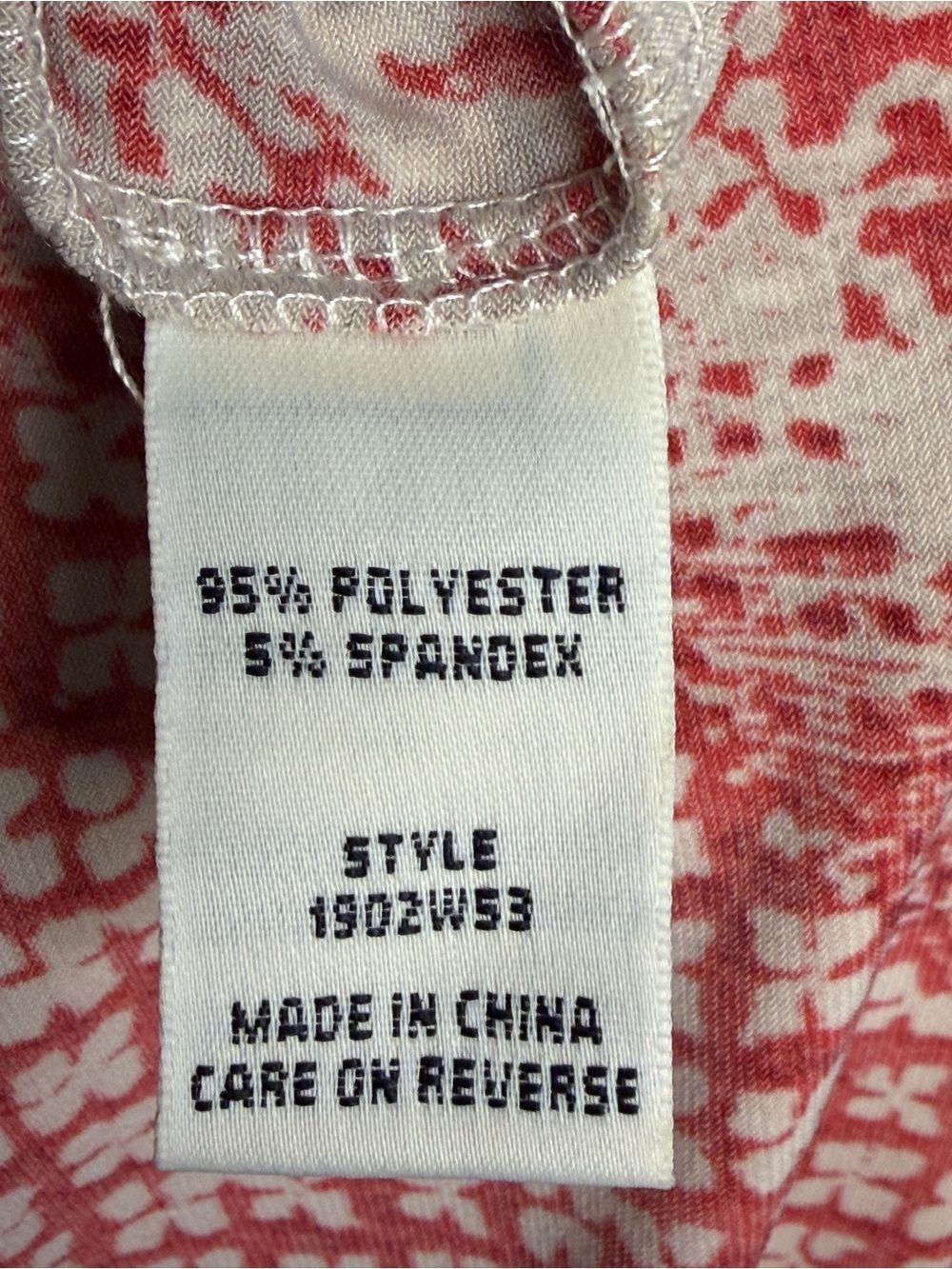 Max Studio Red and White Sleeveless V-Neck Mini Dress - Picture 5 of 7